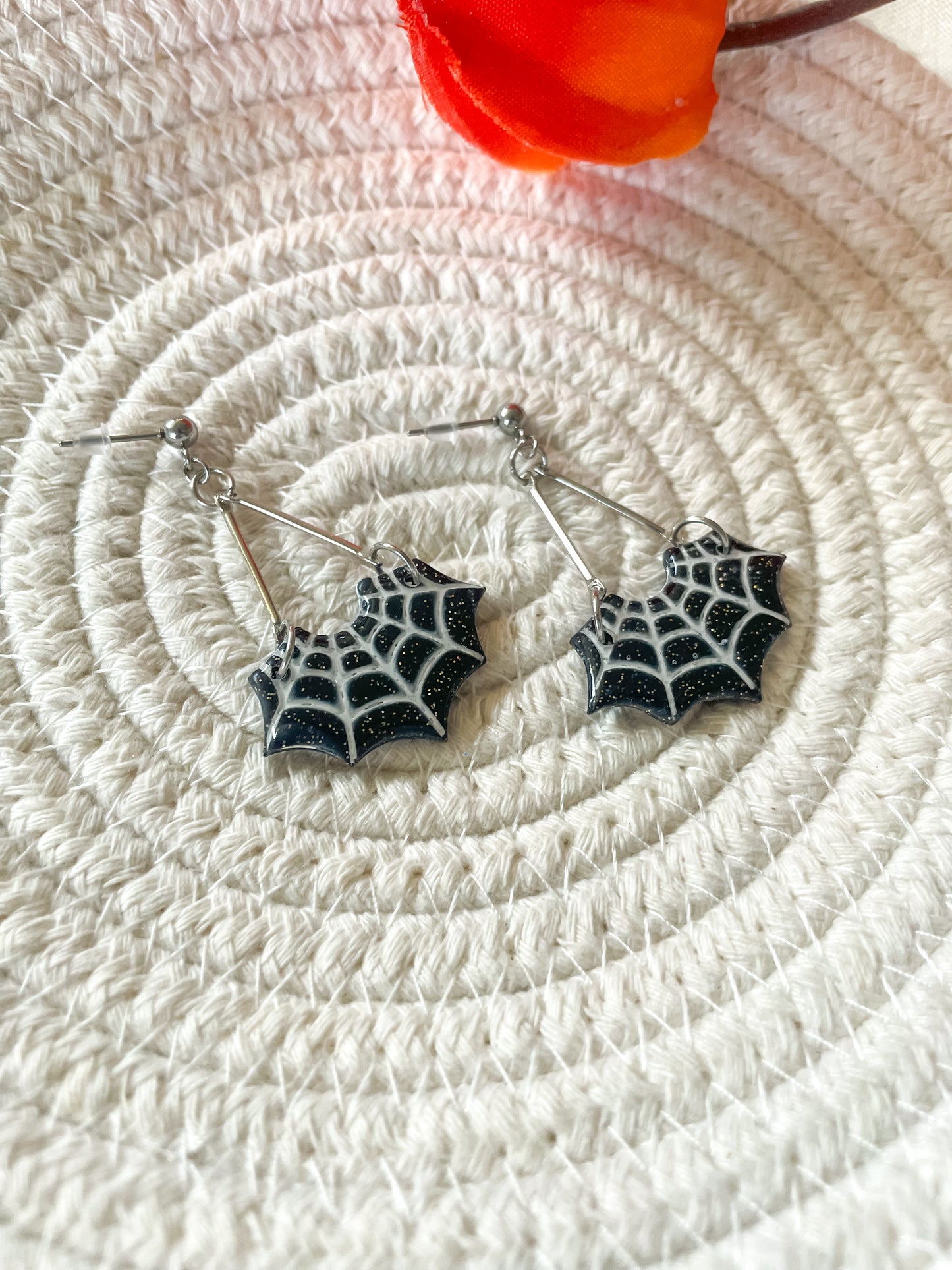 Sparkle web dangles