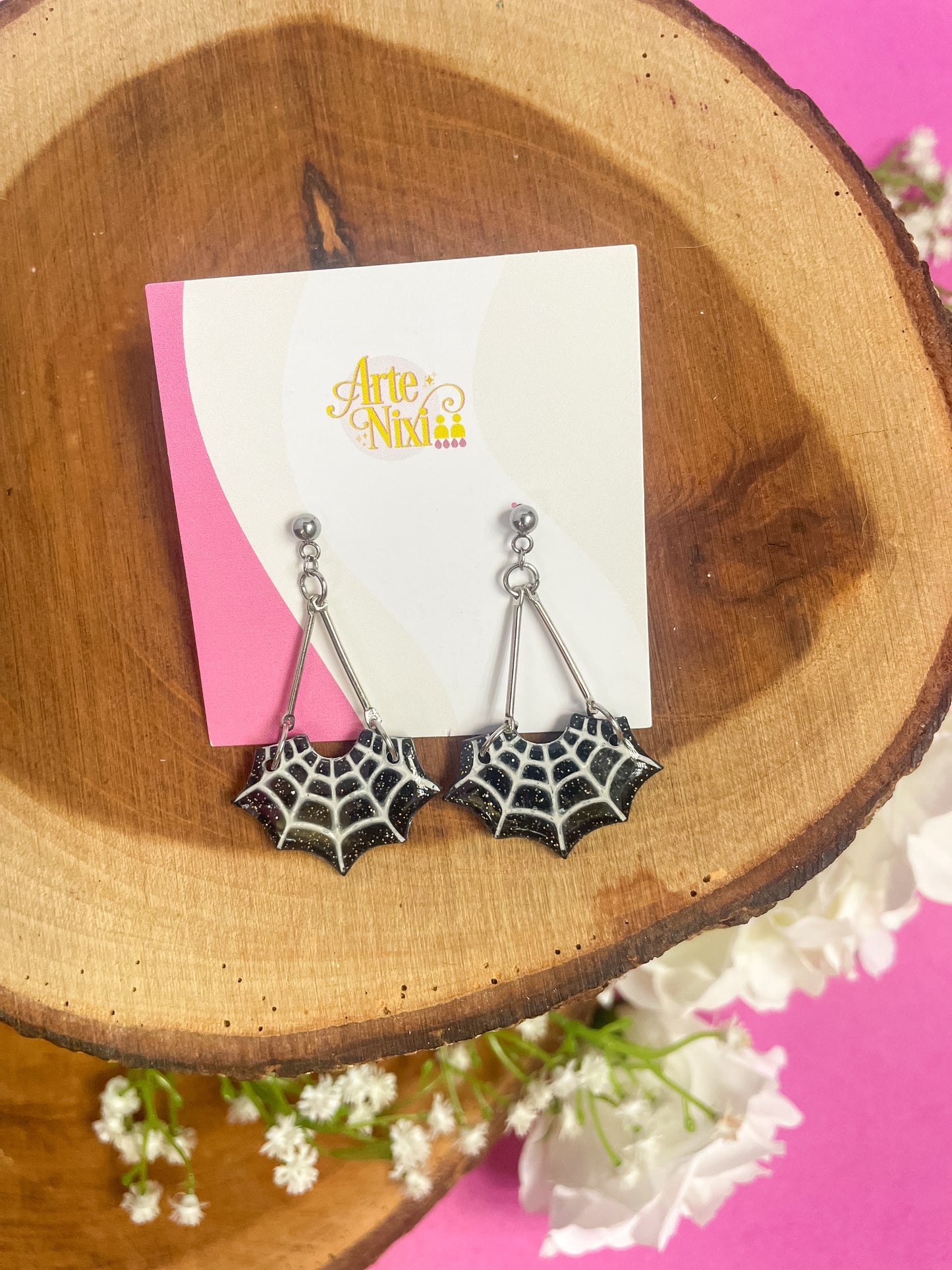 Sparkle web dangles