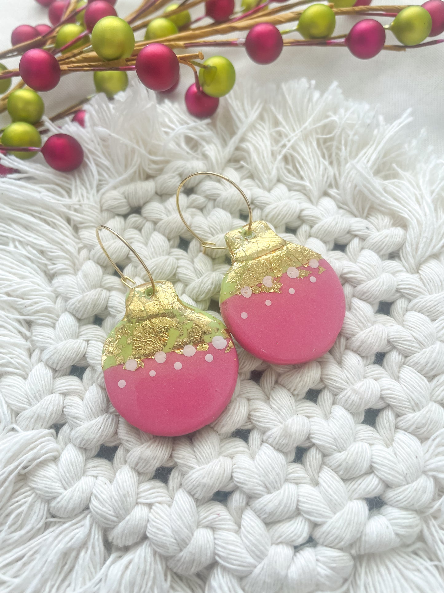 Pink Christmas Ornament